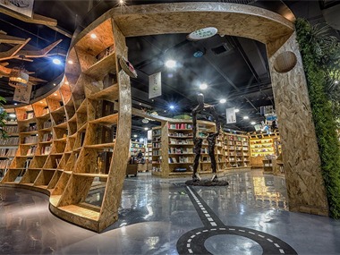 旭東設計-360度球形鳥巢書城
